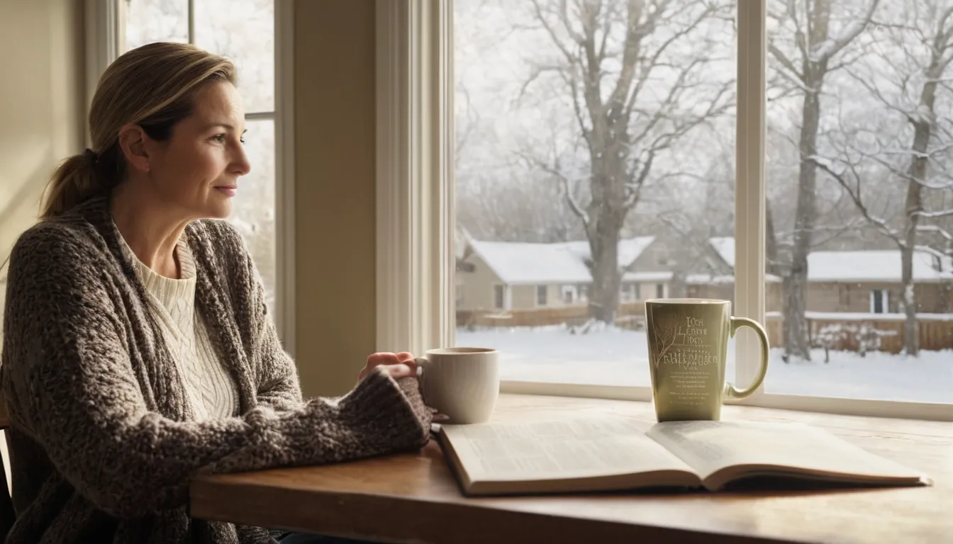 A homeowner reviewing a written tree quote at the kitchen table in the Jennerstown area